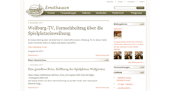 Desktop Screenshot of ernsthausen.de